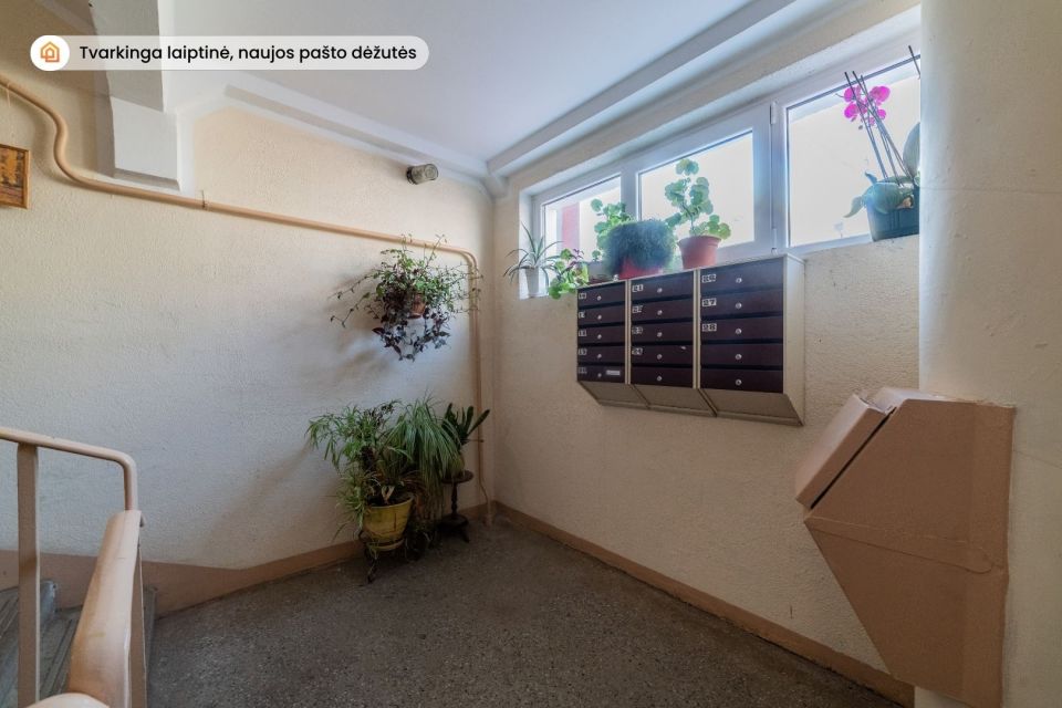 PILNAI ĮRENGTAS! ANTRAME AUKŠTE parduodamas 3 kambarių butas Korsako g. 2, Šiauliuose