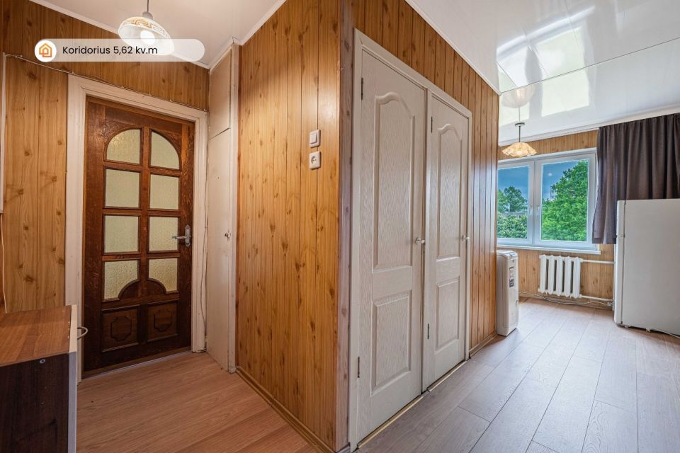 Renovuotame name! Jaukus 1 kambario butas su baldais ir buitine technika | Taikos pr. 77, Klaipėdoje