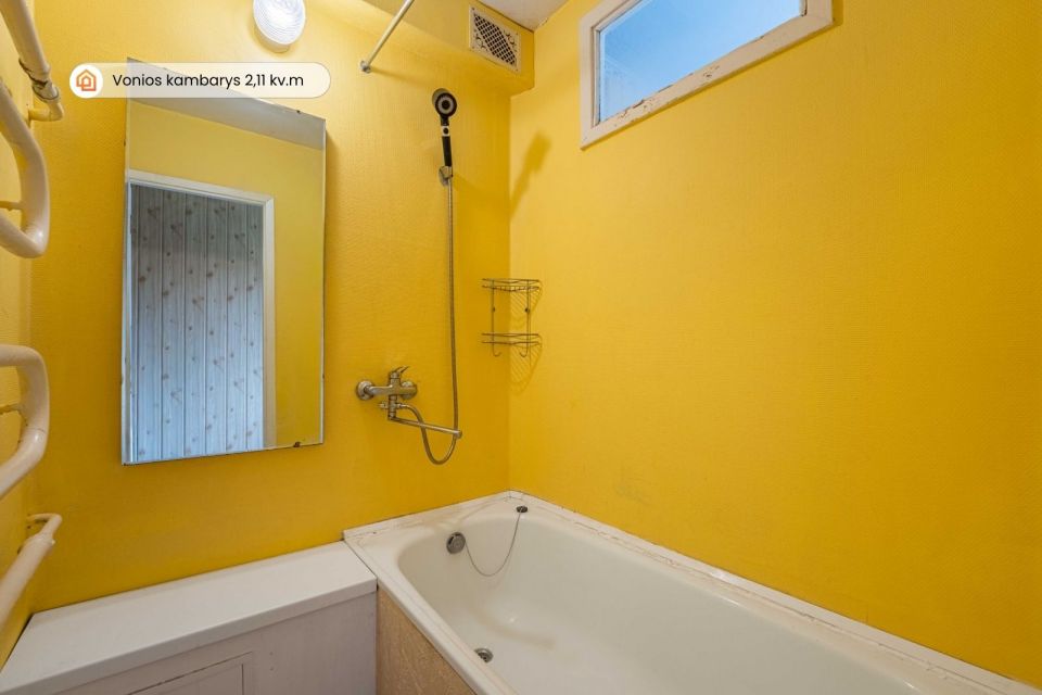 Renovuotame name! Jaukus 1 kambario butas su baldais ir buitine technika | Taikos pr. 77, Klaipėdoje