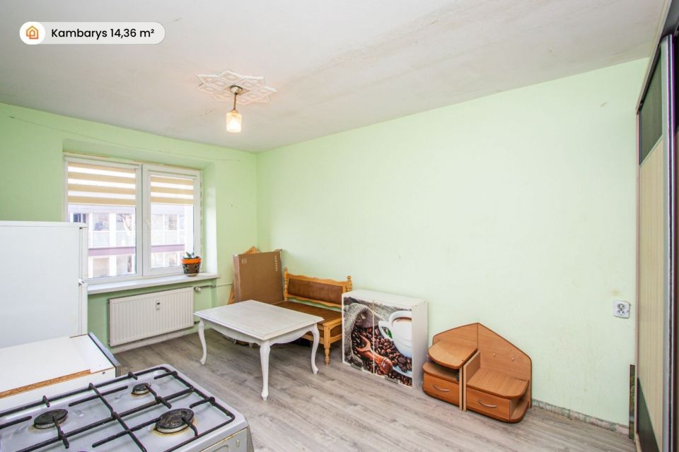 RENOVUOTAME NAME, miesto centre, parduodamas 2 kambarių butas, Jaunimo g. 14, Raseiniuose