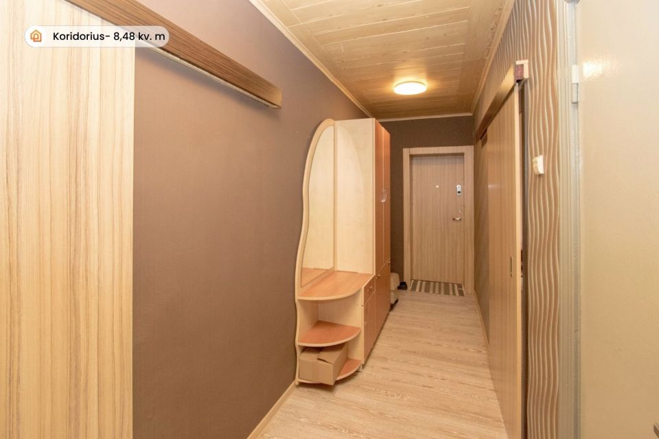 Renovuotame name! Parduodamas tvarkingas 2 kambarių butas Ventoje, Žemaičių g. 31, Akmenės r.