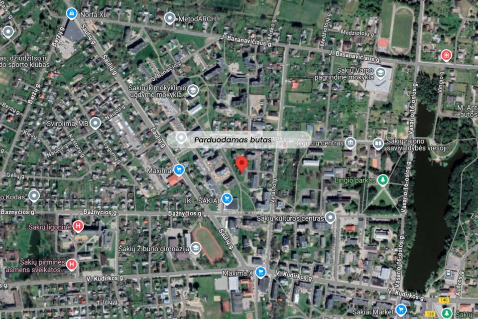 Renovuotame name parduodamas vieno kambario butas Šakių m. Vytauto g.. 19