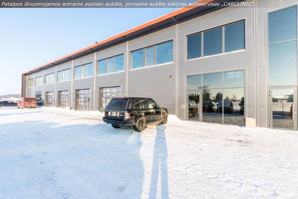 Šalia Architektų gatvės Šiauliuose išnuomojamos 625,33 kv. m. patalpos naujai pastatytame komercinės paskirties pastate.