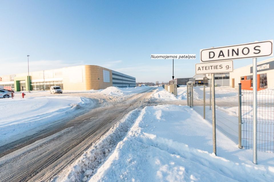 Šalia Architektų gatvės Šiauliuose išnuomojamos 625,33 kv. m. patalpos naujai pastatytame komercinės paskirties pastate.