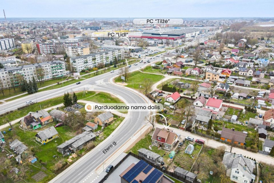Šalia miesto centro parduodama namo dalis 62,24 kv. m Žemoji g., Šiauliuose