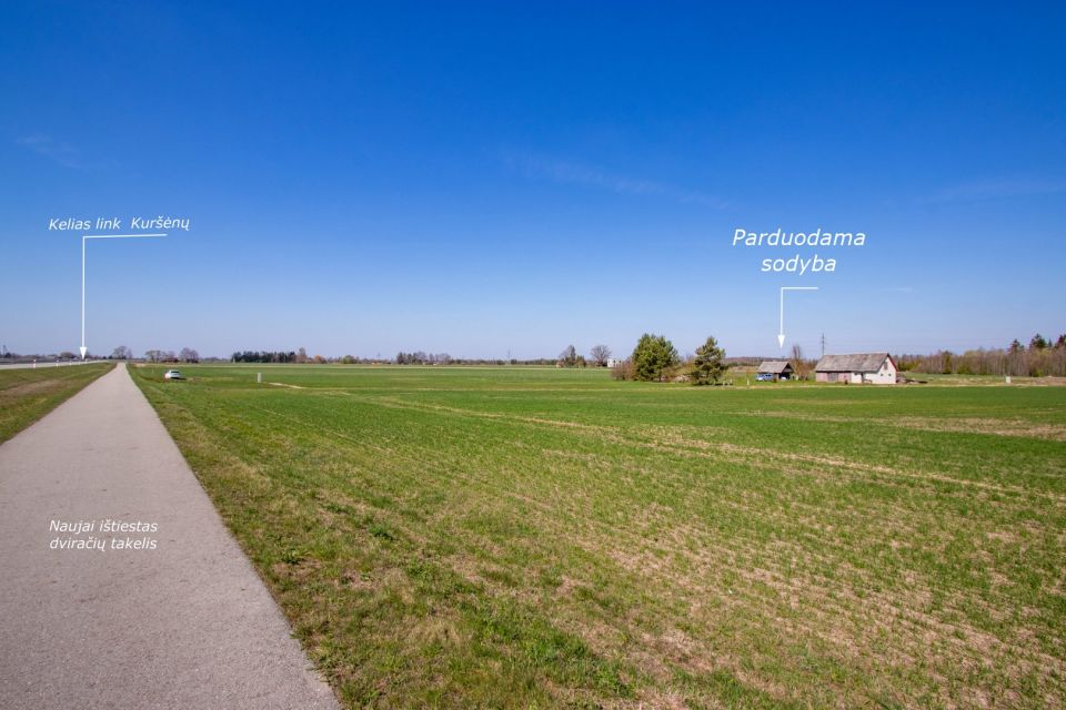 Šalia Šiaulių miesto, parduodama sodyba Šiaulių r., Lukšių k. Plento g.