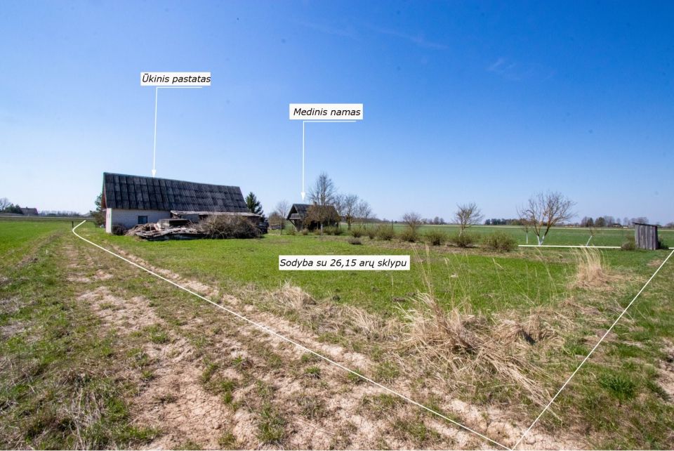 Šalia Šiaulių miesto, parduodama sodyba Šiaulių r., Lukšių k. Plento g.