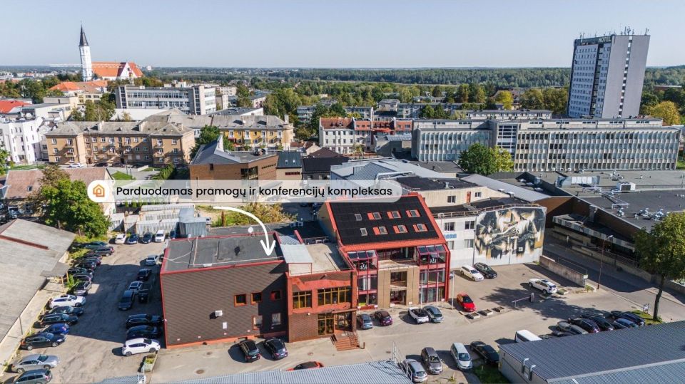 Šiaulių miesto centre, Rūdės g. 27D, parduodamas pramogų ir konferencijų kompleksas
