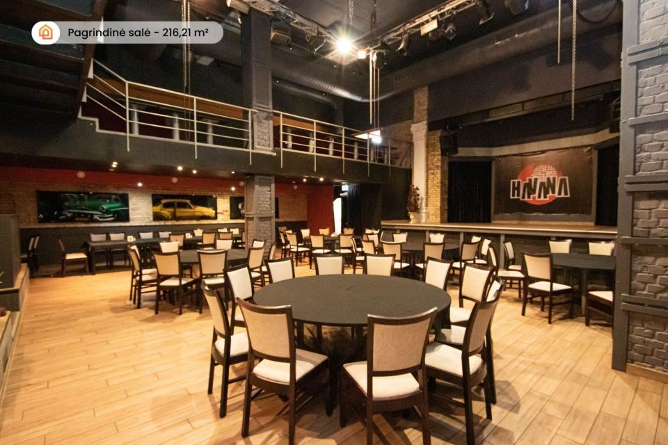 Šiaulių miesto centre, Rūdės g. 27D, parduodamas pramogų ir konferencijų kompleksas