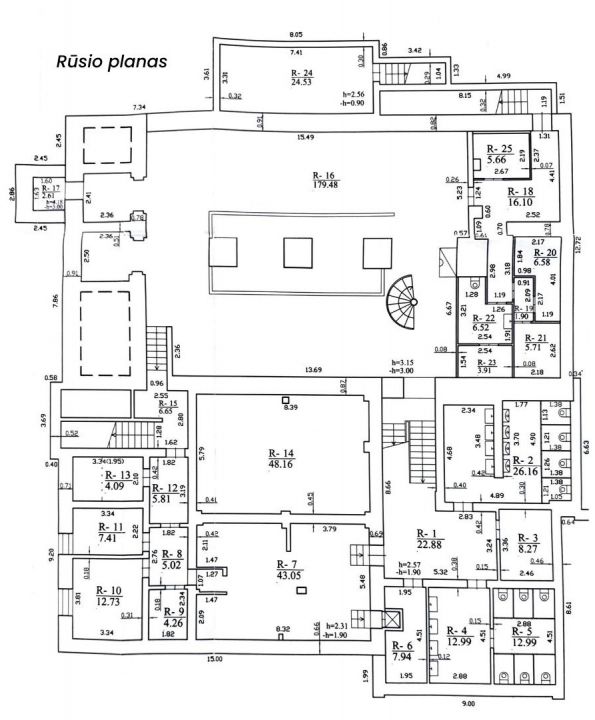Šiaulių miesto centre, Rūdės g. 27D, parduodamas pramogų ir konferencijų kompleksas