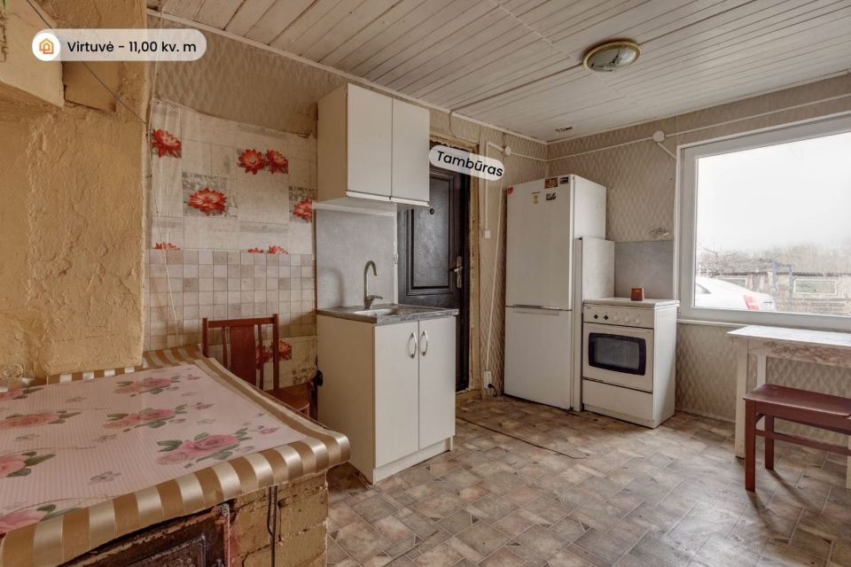 Vienkiemyje parduodama sodyba su 41,00 aro sklypu, Laivių k., Pievų g. 14, Kretingos r.