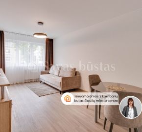 Išnuomojamas naujai kapitaliai suremontuotas 2 kambarių butas A. J. Greimo g. 62, Šiauliuose