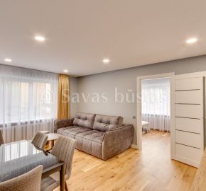 Išnuomojamas naujai suremontuotas 2 kambarių butas Vilniaus g. 121, Šiauliuose.