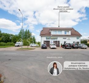 I&scaron;nuomojamos įrengtos 20,59 kv. m komercinės paskirties patalpos/kabinetas Statybininkų g. 21C, &Scaron;iauliai