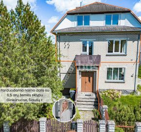 Parduodama namo dalis su 6,5 arų žemės sklypu Užuovėjos g., Ginkūnų k., &Scaron;iaulių r.