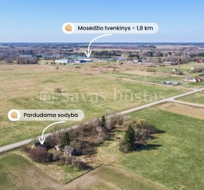 Parduodama sodyba Skuodo rajone, &scaron;alia Mosėdžio miestelio, Miesto Kalni&scaron;kių g. su 22 arų žemės sklypu