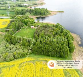 Parduodama sodyba su 5,86 ha. žemės sklypu, Elekrėnų sav., Obenių k.