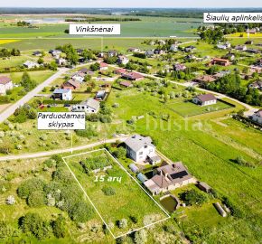 Parduodamas 15 arų namų valdos sklypas Alyvų g., Vinkšnėnų k., Šiaulių r.