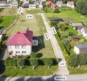 Parduodamas 16,27 arų namų valdos sklypas Mažeikiuose, &Scaron;iaurės g. 9A.