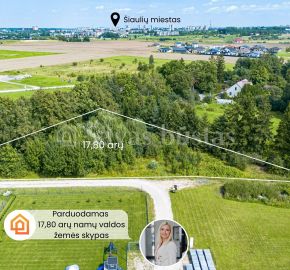 Parduodamas 17,8 arų žemės sklypas Lanko g. 5, Dainų k., &Scaron;iaulių r.