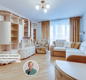 Parduodamas 1 kambario butas su balkonu Tel&scaron;iuose, Luokės g. 75