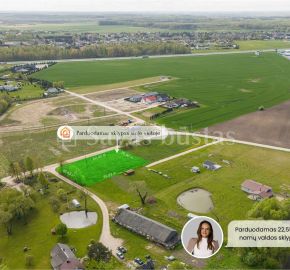 Parduodamas 22,55 arų namų valdos sklypas Šlapšilės k., Klaipėdos r.sav.