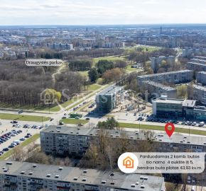 Parduodamas 2 kamb. butas V. Krėvės pr. 25, Kaunas