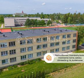 Parduodamas 2 kambarių butas mūriniame name, adresu Užmiesčio g. 1A, Kuršėnuose