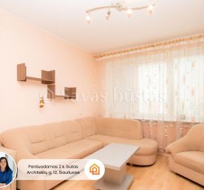 Parduodamas 2 kambarių butas Šiauliuose, Architektų g. 12