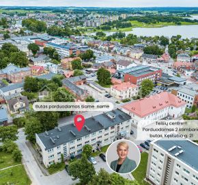 Parduodamas 2 kambarių butas su bendro naudojimosi patalpomis, Kęstučio g. 21, Tel&scaron;iuose
