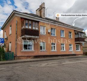 Parduodamas 2 kambarių butas Vabalninko centre, Žolinės a. 17, &scaron;alia bažnyčios