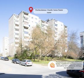 Parduodamas 3-jų kambarių butas Ukmergės g. 6, Kaune