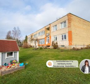Parduodamas 4 kambarių butas Radvili&scaron;kio rajone, &Scaron;iaulėnų mstl., Draugystės g. 7