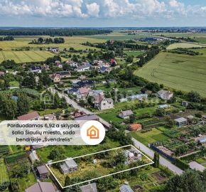 Parduodamas 6,92 arų sodo sklypas su mūriniu ūkiniu pastatu SB „Švendrelis“, Ringuvos g. 259, Šiaulių r.