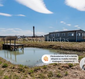 Parduodamas mobilus namelis su 13,42 arų žemės sklypu, Kretingos r. sav., Vydmantų sen. Kiauleikių k., Baltijos aklg.