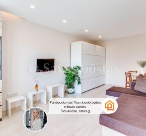 Parduodamas jaukiai įrengtas 1 kambario butas Šiaulių miesto centre, Tilžės g. 165