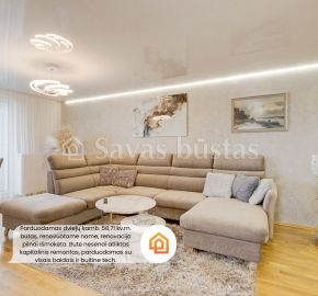Parduodamas jaukus ir stilingai įrengtas 2 kambarių butas Marijampolėje, Kauno g., renovuotame name