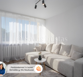 Parduodamas jaukus, šviesus ir tvarkingas 1 kambario butas bendrabučio tipo name Žemaitės g. 104, Šiauliai
