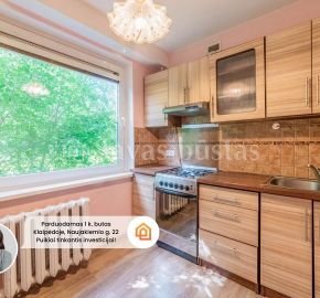 Parduodamas jaukus, šviesus ir tvarkingas 1 kambario butas Naujakiemio g. 22, Klaipėdoje