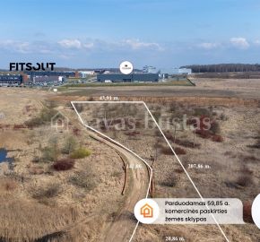 Parduodamas komercinės paskirties žemės sklypas