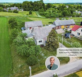 Parduodamas mūrinis namas su 29,40 arų sklypu &scaron;alia Varnių miestelio, Nakačios g. 9, Ožtakių k., Tel&scaron;ių r.