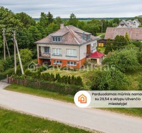 Parduodamas mūrinis namas su ūkiniu pastatu ir 29,54 arų sklypu Užventyje