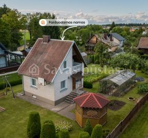 Parduodamas mūrinis sodo namas su 8,39 aro sklypu Gervėnų k., Bubių sen., Šiaulių r. – puiki vieta poilsiui gamtos apsuptyje!