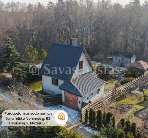 Parduodamas mūrinis sodo namas su sklypu šalia miško, Versmės g. 53, Troškučių k., Mažeikių r.