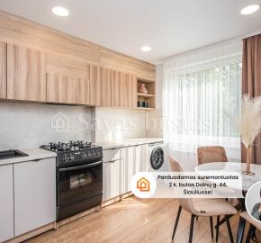 Parduodamas suremontuotas 2 kambarių butas, Dainų g. 44, Šiaulių mieste