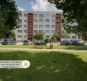Parduodamas &scaron;viesus 2-jų kambarių butas renovuotame name Jonavoje, Birutės g. 6