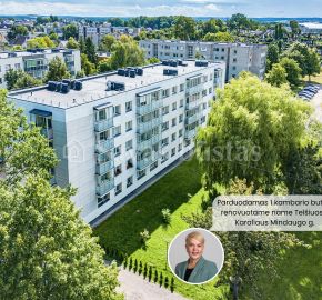Parduodamas tvarkingas 1 kambario butas renovuotame name Tel&scaron;iuose, Karaliaus Mindaugo g. 37
