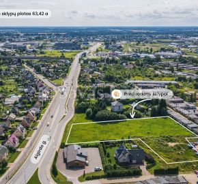 Parduodami 63,42 arų komercinės paskirties sklypai Mažeikiuose, Algirdo g.