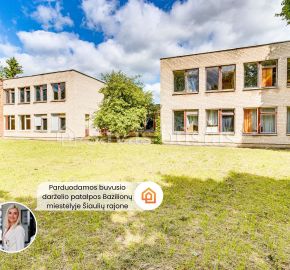 Parduodamos buvusio darželio patalpos Darželio g., Bazilionų mstl., Šiaulių r.