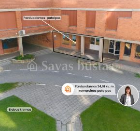 Parduodamos komercinės patalpos PC "Lyra" Lyros g. 13,Šiauliuose